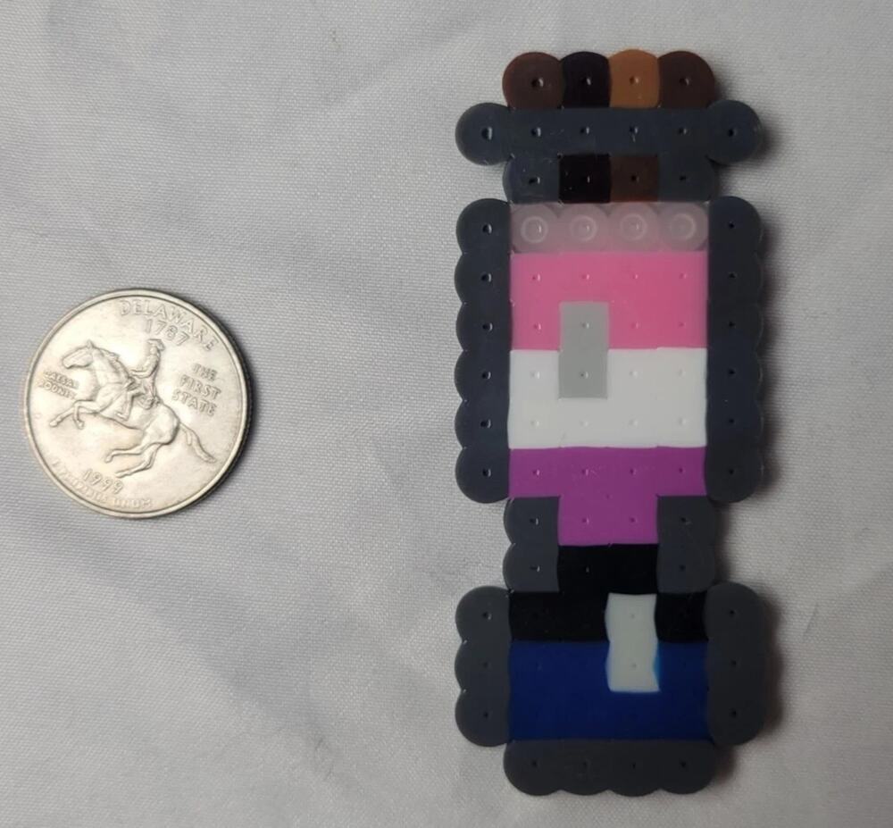 Genderfluid LGBT Potion Perler Pixel Art